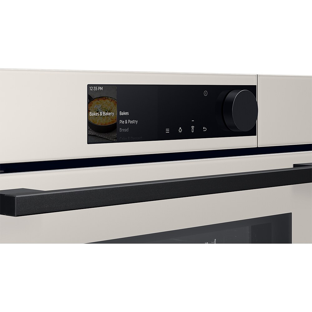 Cuptor incorporabil SAMSUNG NV7B6665IAA/U2, Electric, Gatire cu abur, Autocuratare catalitica, 76 l, Clasa A+, Dual Cook, bej
