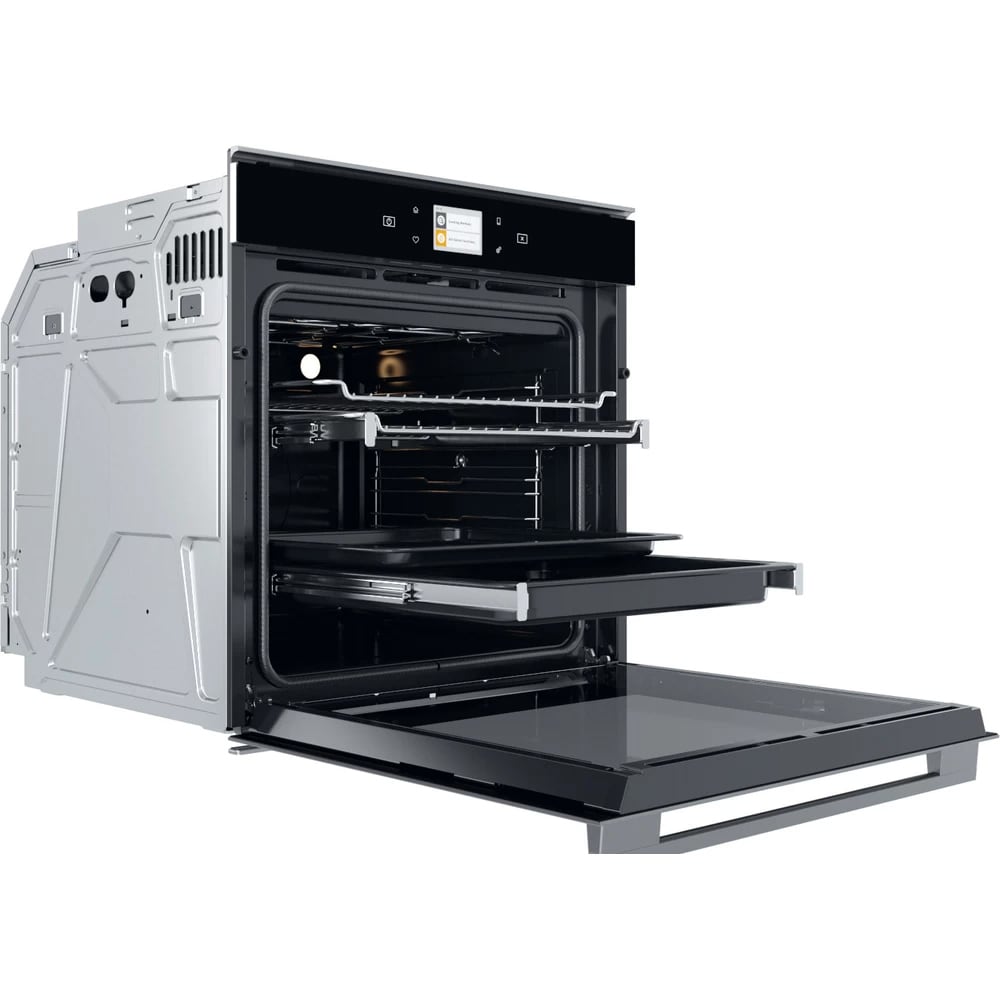 Cuptor incorporabil WHIRLPOOL W9 OM2 4MS2 P, Electric, Autocuratare pirolitica, 73 l, Clasa A+, Wi-Fi, inox