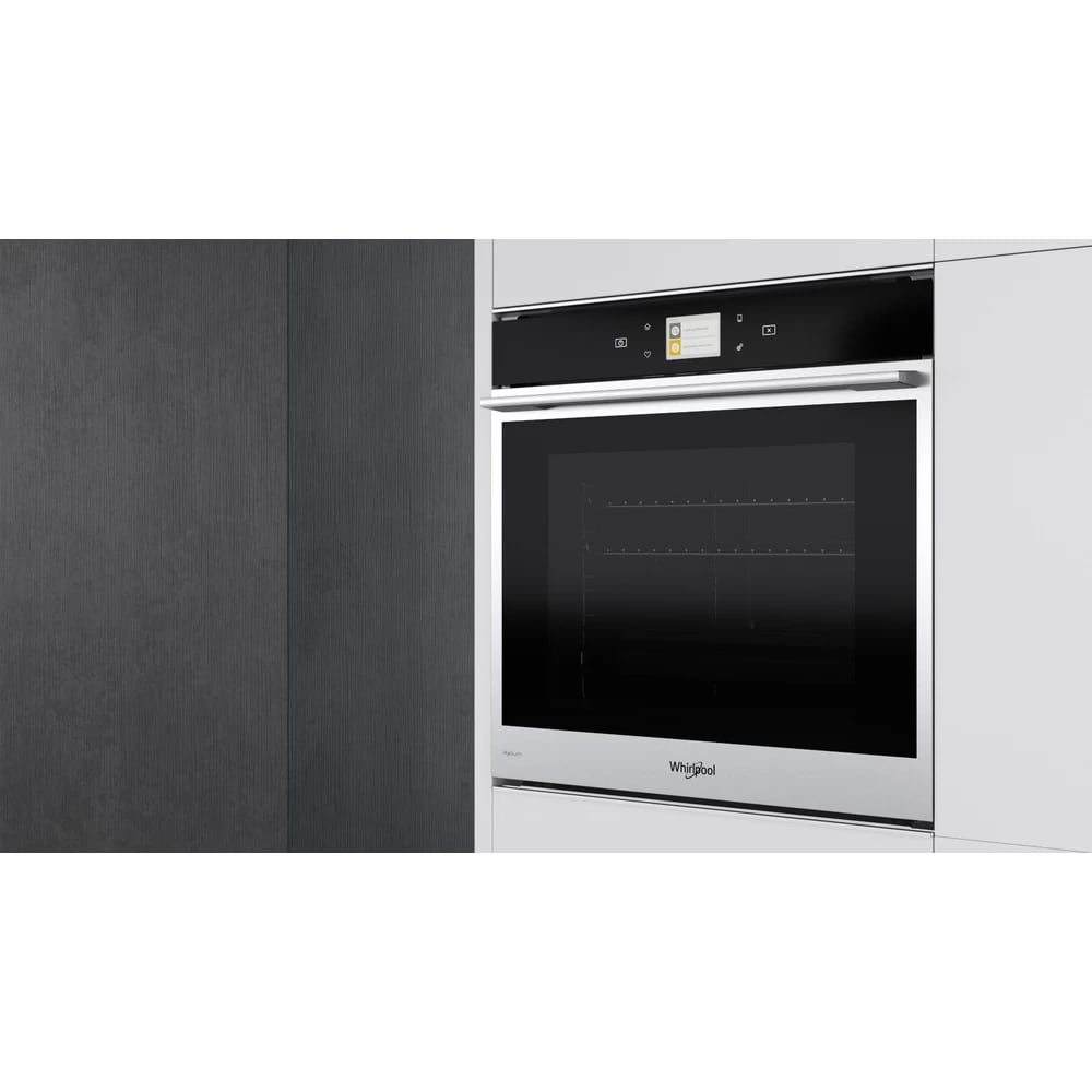 Cuptor incorporabil WHIRLPOOL W9 OM2 4MS2 P, Electric, Autocuratare pirolitica, 73 l, Clasa A+, Wi-Fi, inox