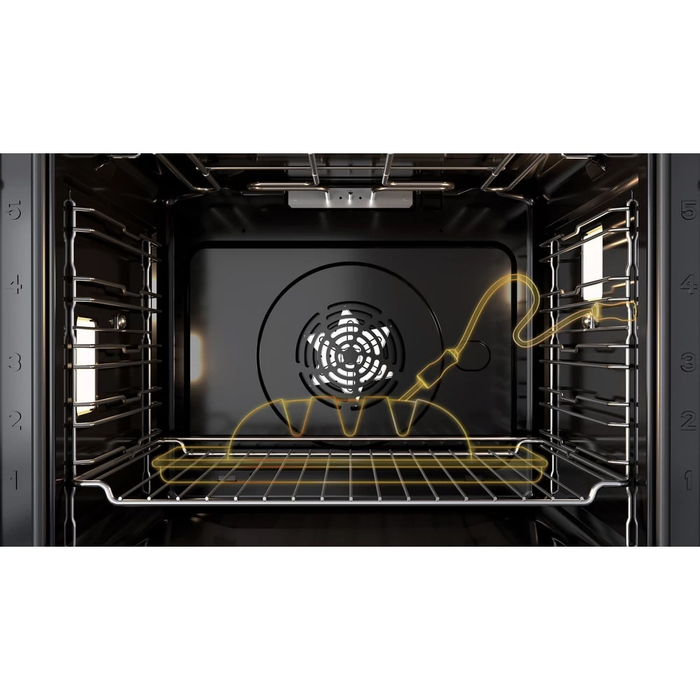 Cuptor incorporabil WHIRLPOOL W9 OM2 4MS2 P, Electric, Autocuratare pirolitica, 73 l, Clasa A+, Wi-Fi, inox