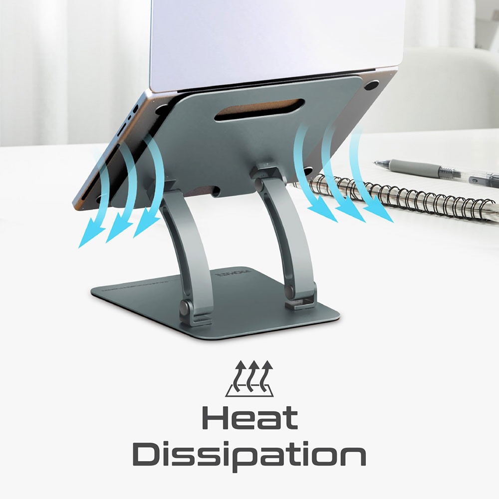 Suport laptop PROMATE DESKMATE-7, gri