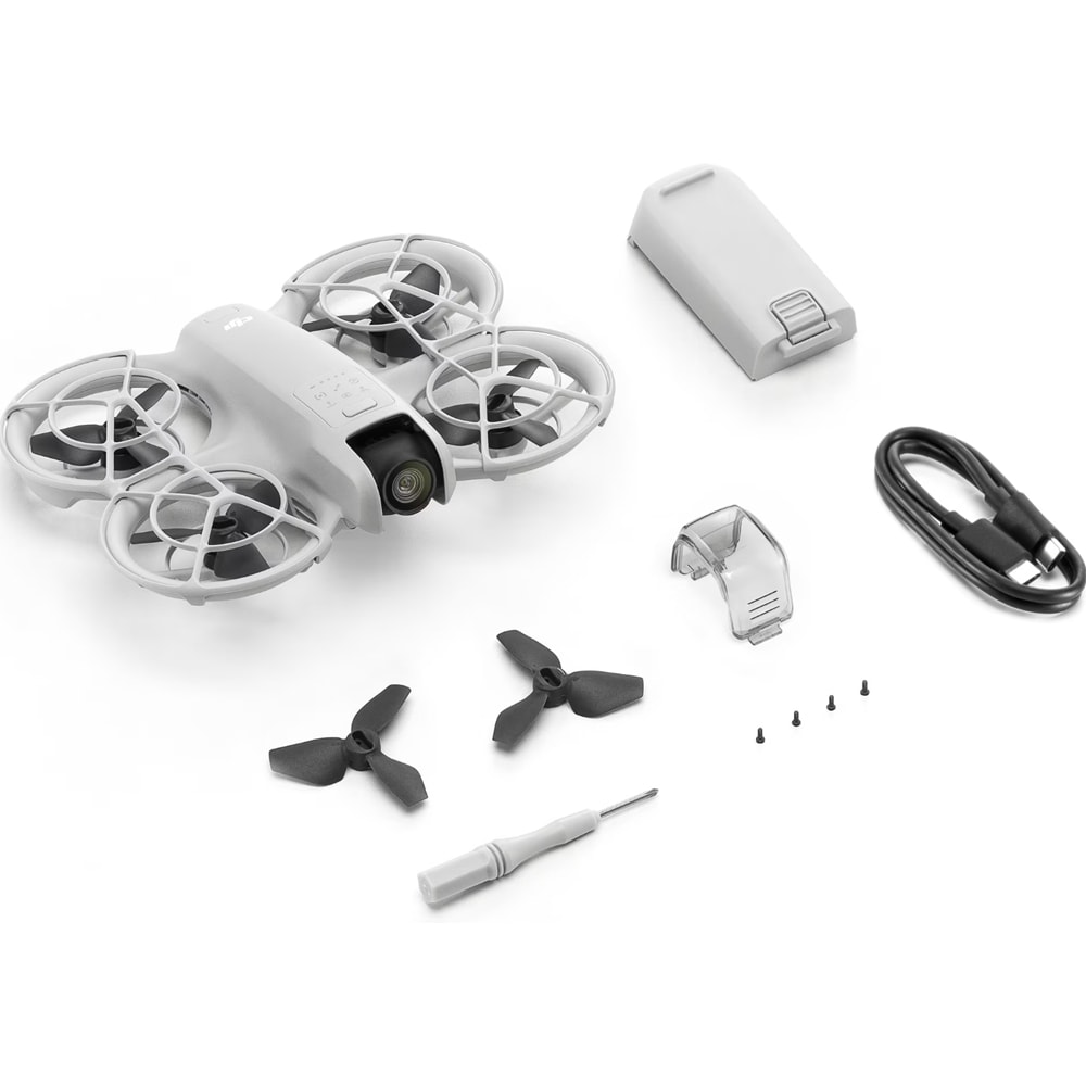 Drona DJI Neo, 4K, Wi-Fi, alb