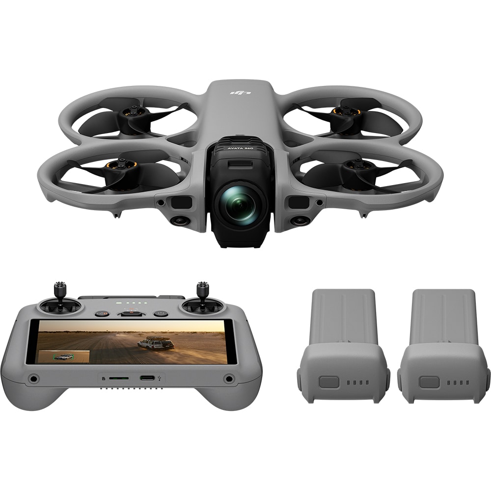 Drona DJI Avata 360 Fly More Combo (DJI RC 2), 8K, Wi-Fi, Bluetooth, GPS, alb
