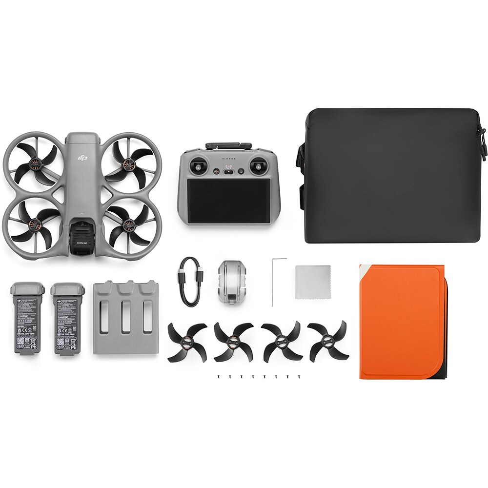 Drona DJI Avata 360 Fly More Combo (DJI RC 2), 8K, Wi-Fi, Bluetooth, GPS, alb