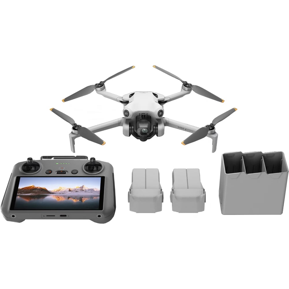 Drona DJI Mini 4 Pro Fly More Combo, (SC), 4K, Wi-Fi, alb