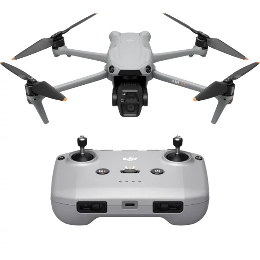 Drona DJI Air 3S (RC-N3), 4K, Wi-Fi, gri