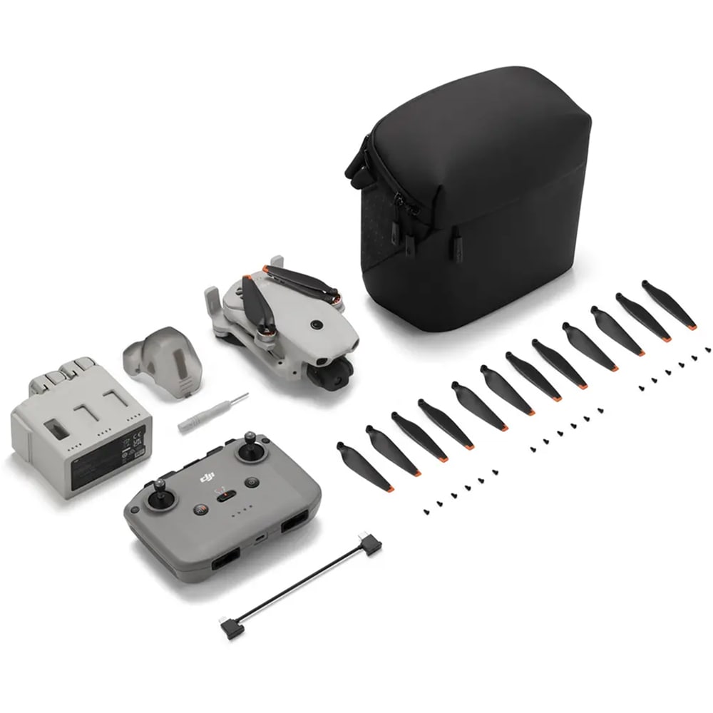 Drona DJI Lito 1 Fly More Combo (DJI RC-N3), 4K, Wi-Fi, Bluetooth, alb