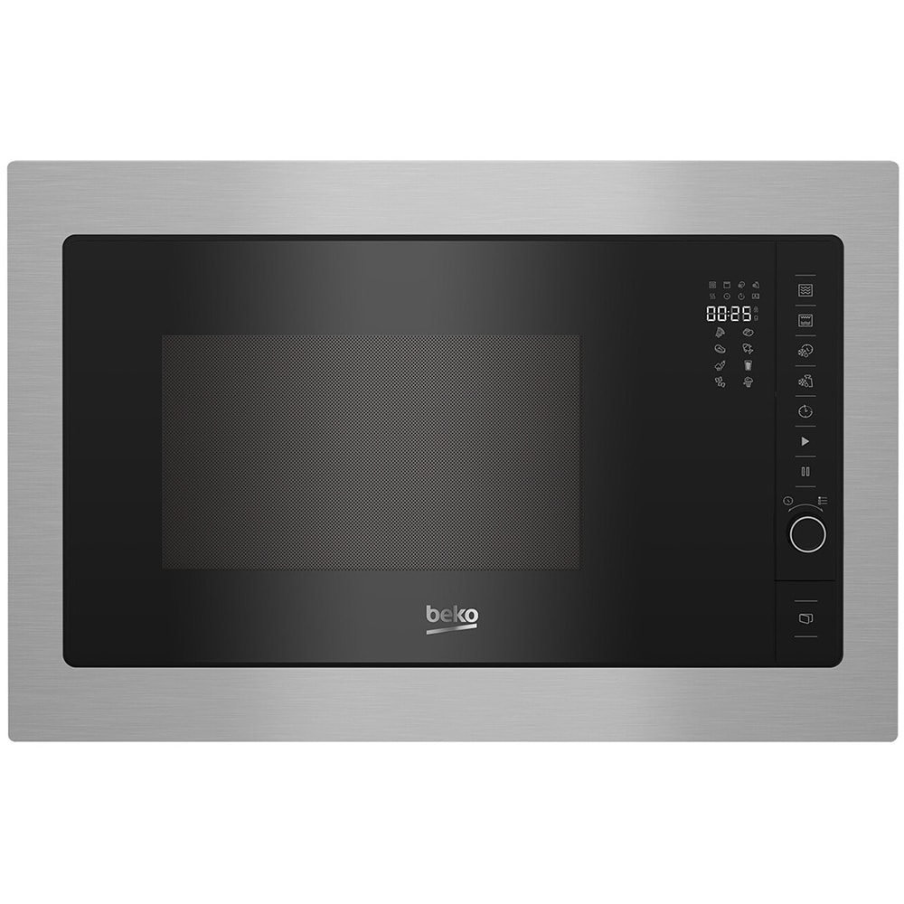 Cuptor cu microunde incorporabil BEKO BMGB25332BG, 25l, 900W, Grill, negru-inox