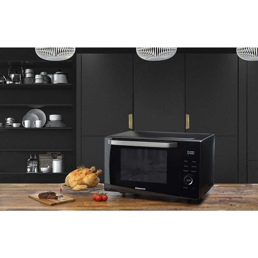 Cuptor microunde cu grill HISENSE H30MOBS10HC, 30l, 1000W, negru