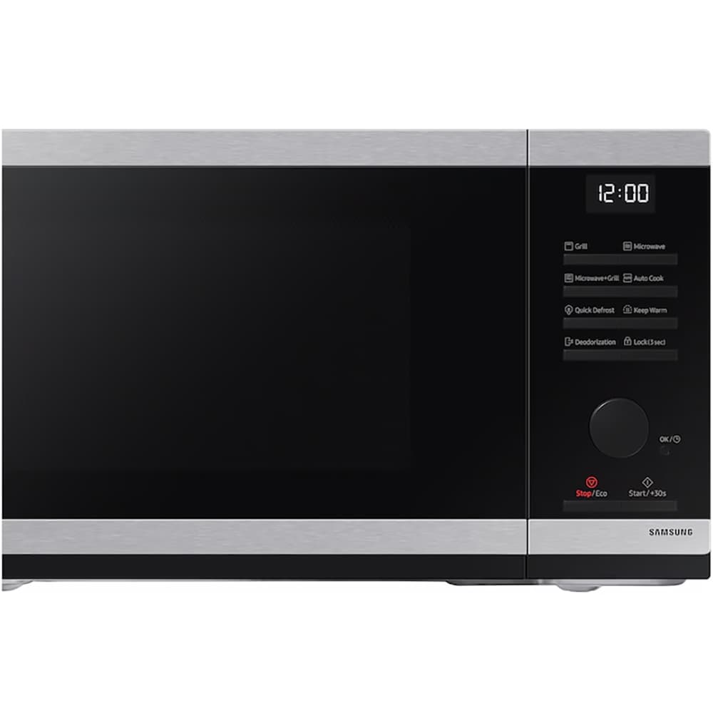 Cuptor microunde cu grill SAMSUNG MG23DG4524ATE2, 23l, 800W, negru-argintiu