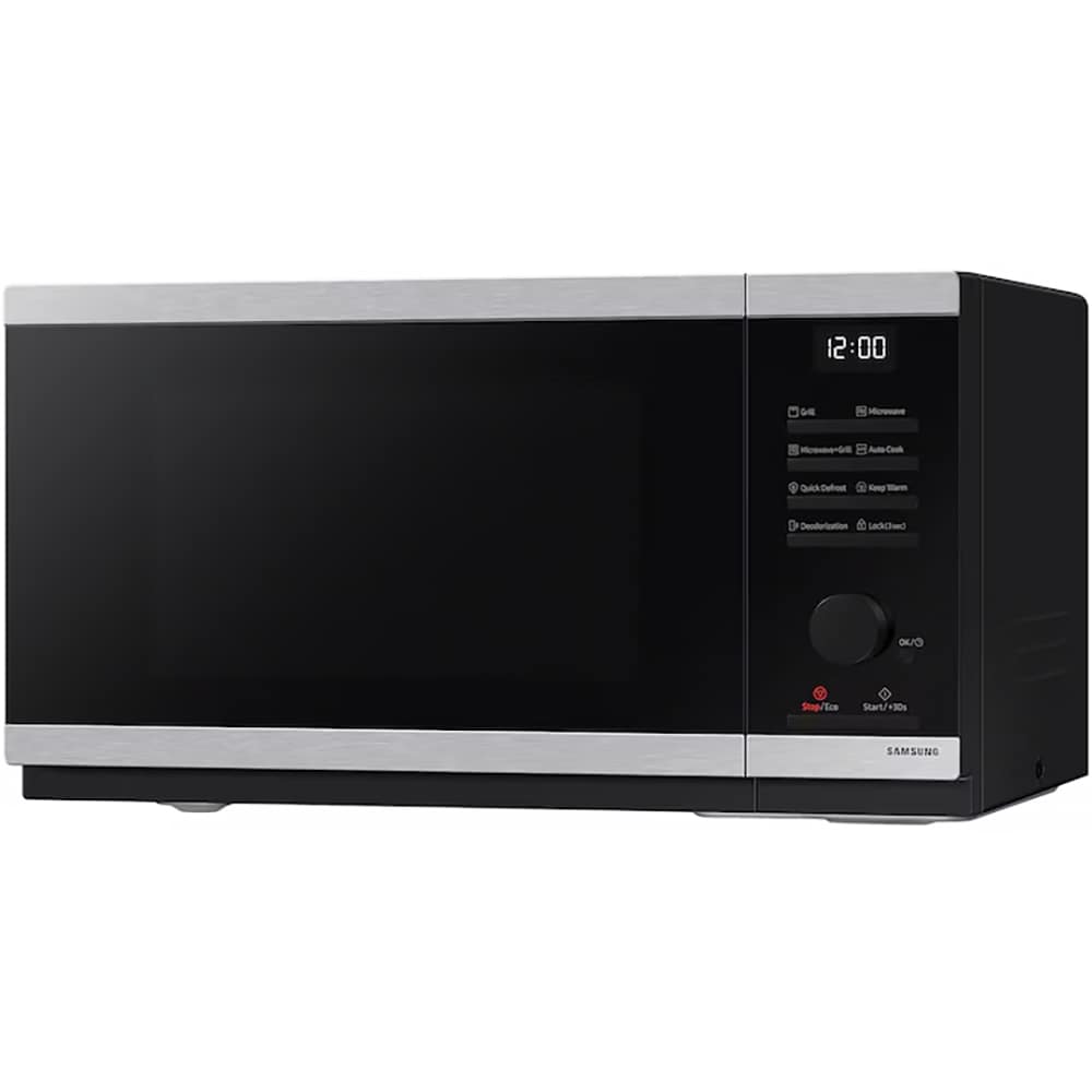 Cuptor microunde cu grill SAMSUNG MG23DG4524ATE2, 23l, 800W, negru-argintiu