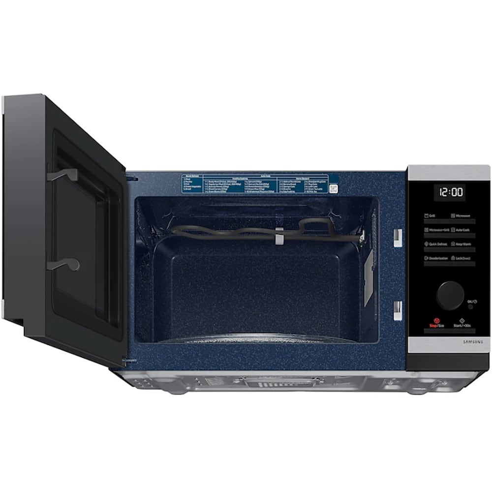 Cuptor microunde cu grill SAMSUNG MG23DG4524ATE2, 23l, 800W, negru-argintiu