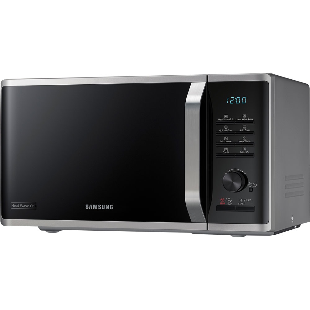 Cuptor microunde cu grill SAMSUNG MG23K3575AS/OL, 23l, 800W, gri