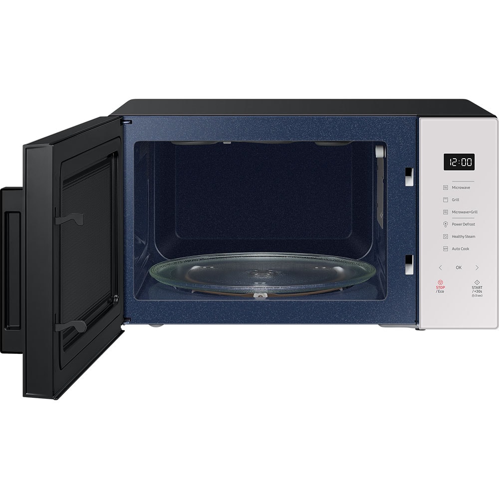 Cuptor microunde cu grill SAMSUNG Bespoke MG30T5018UE/ET, 30l, 900W, bej-negru