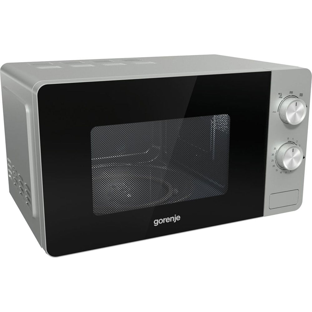 Cuptor microunde GORENJE MO20E1S, 20l, 800W, argintiu 