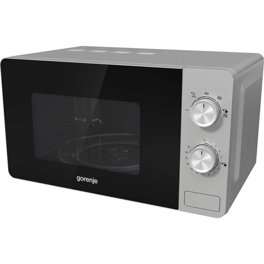 Cuptor microunde GORENJE MO20E1S, 20l, 800W, argintiu 