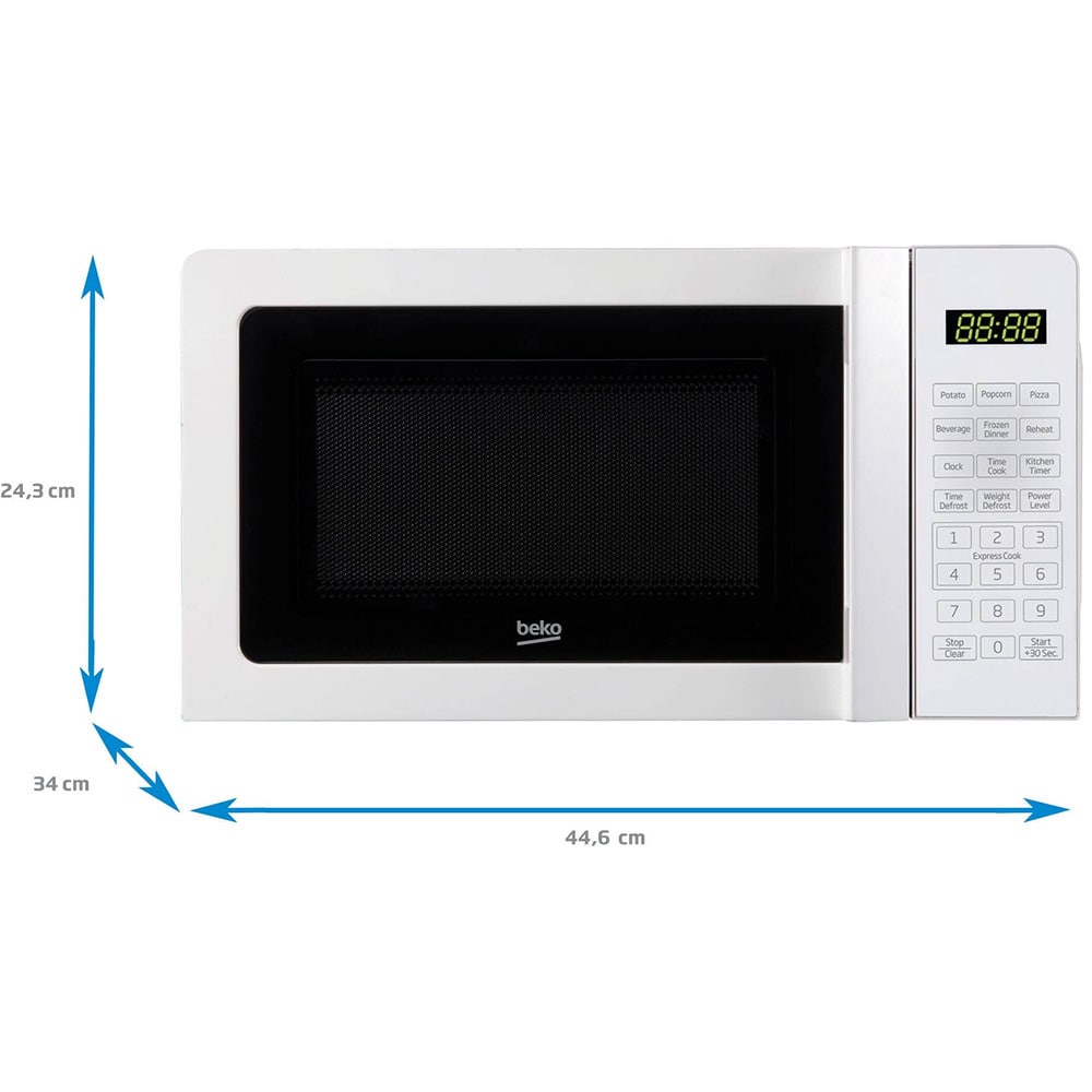 Cuptor microunde BEKO MOC201102W, 20l, 700W, alb 