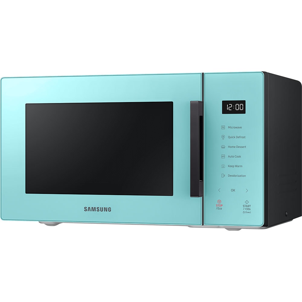 Cuptor microunde SAMSUNG Bespoke MS23T5018AN/EE, 23l, 800W, verde-negru