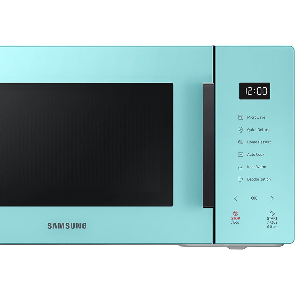 Cuptor microunde SAMSUNG Bespoke MS23T5018AN/EE, 23l, 800W, verde-negru