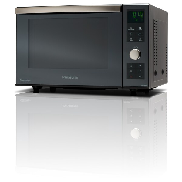Cuptor cu microunde combi PANASONIC NN-DF383BEPG, 23l, 1000W, negru-argintiu