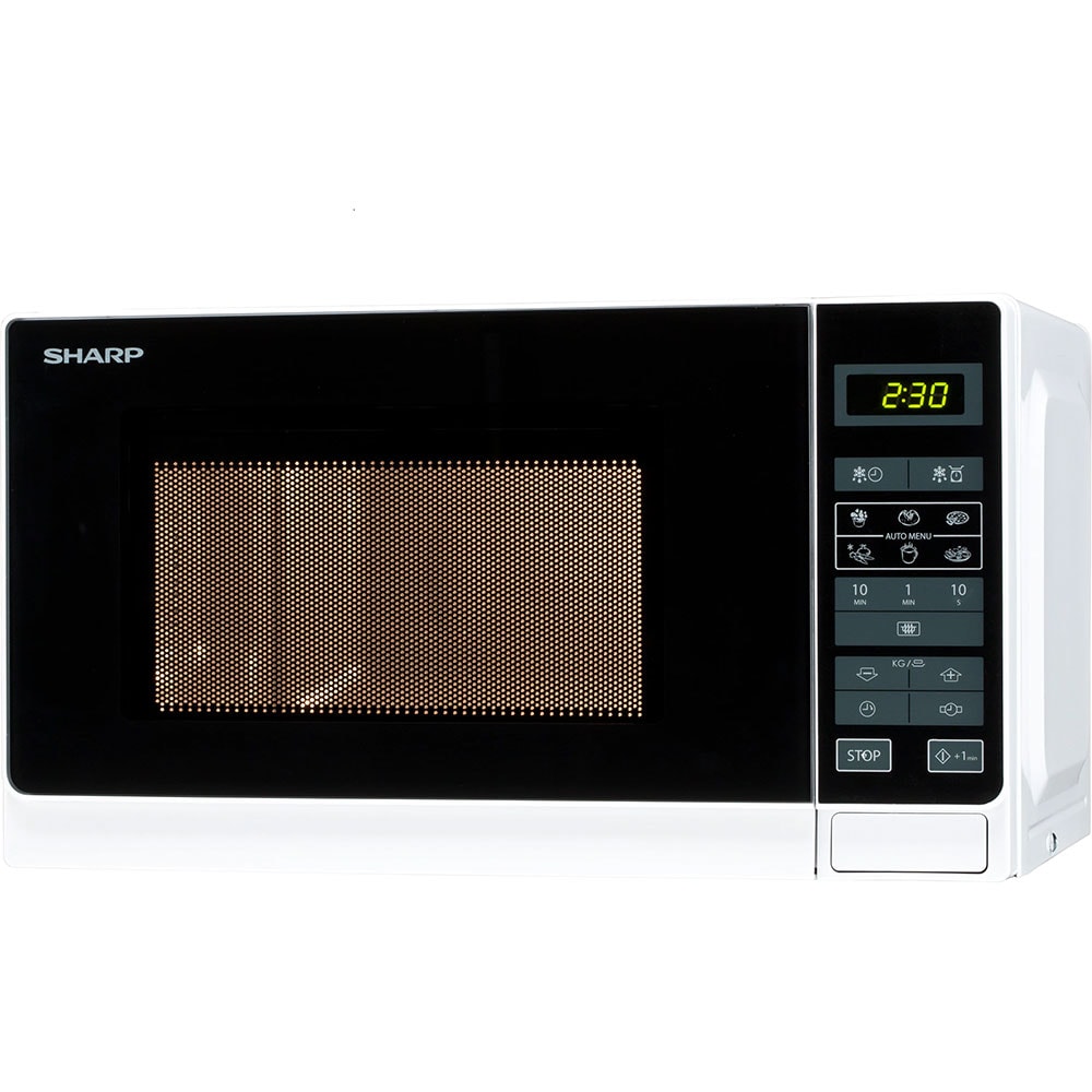 Cuptor microunde SHARP R242WW, 20l, 800W, alb