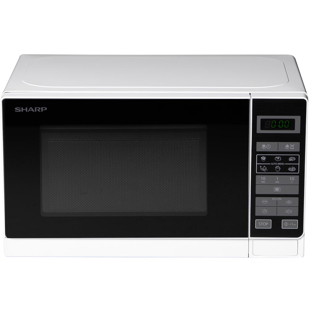 Cuptor microunde SHARP R242WW, 20l, 800W, alb