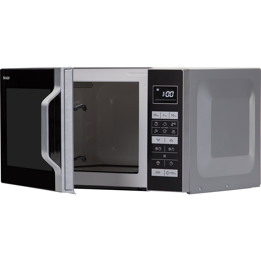 Cuptor microunde SHARP R360S, 23l, 900W, argintiu-negru 