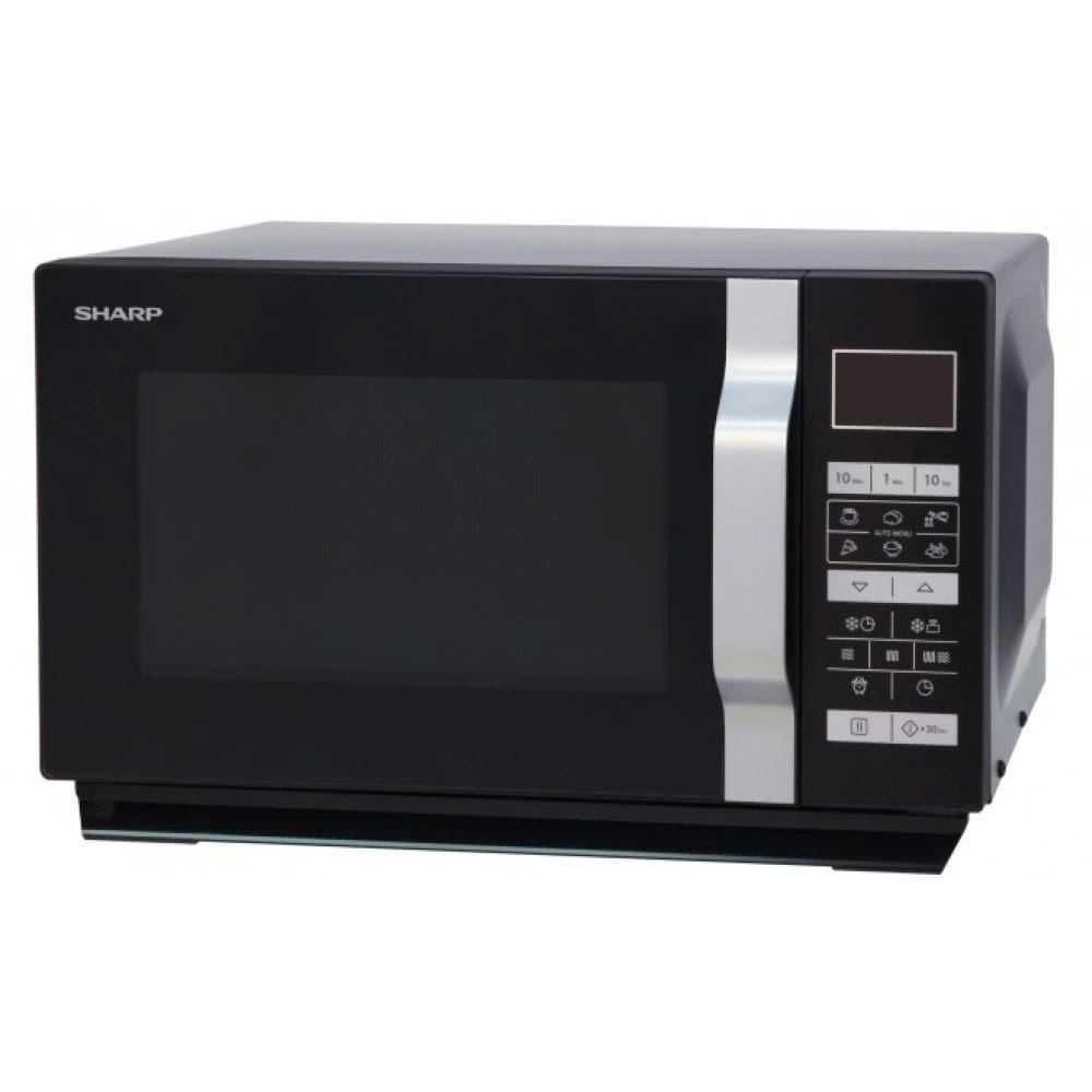 Cuptor microunde cu grill SHARP R-760BK, 23l, 900W, negru