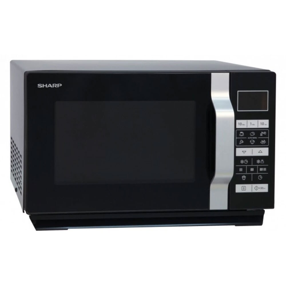 Cuptor microunde cu grill SHARP R-760BK, 23l, 900W, negru