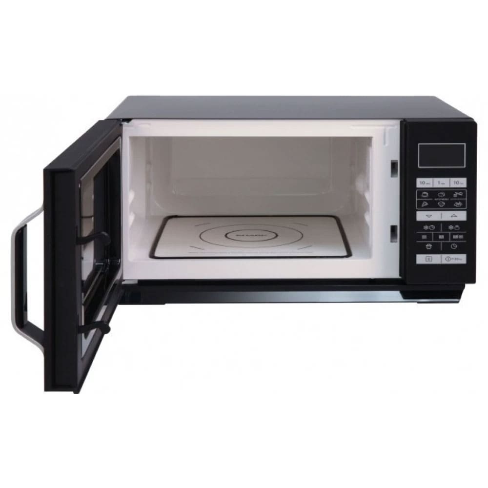 Cuptor microunde cu grill SHARP R-760BK, 23l, 900W, negru
