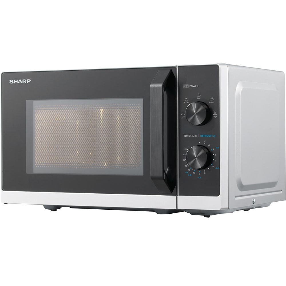 Cuptor microunde SHARP RCS200TS, 20l, 800W, argintiu-negru