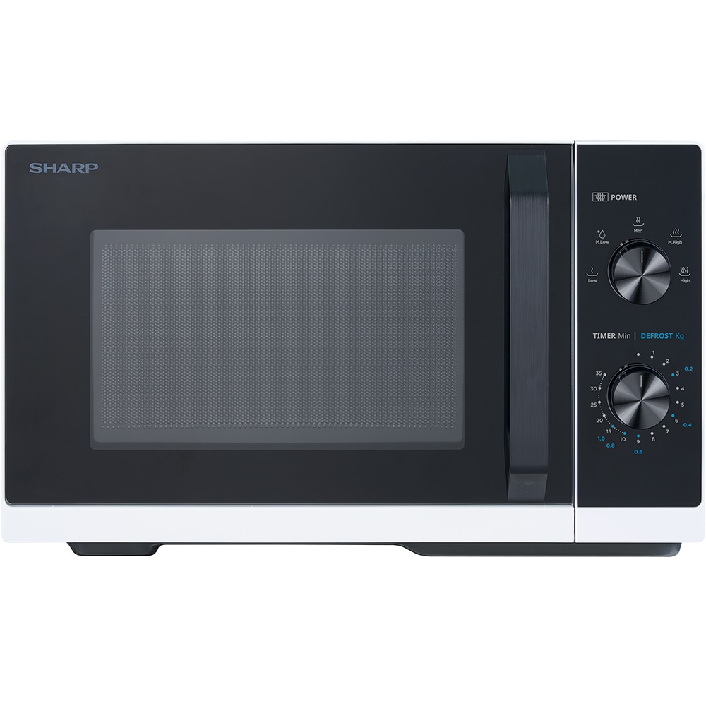 Cuptor microunde SHARP RCS200TW, 20l, 800W, alb-negru