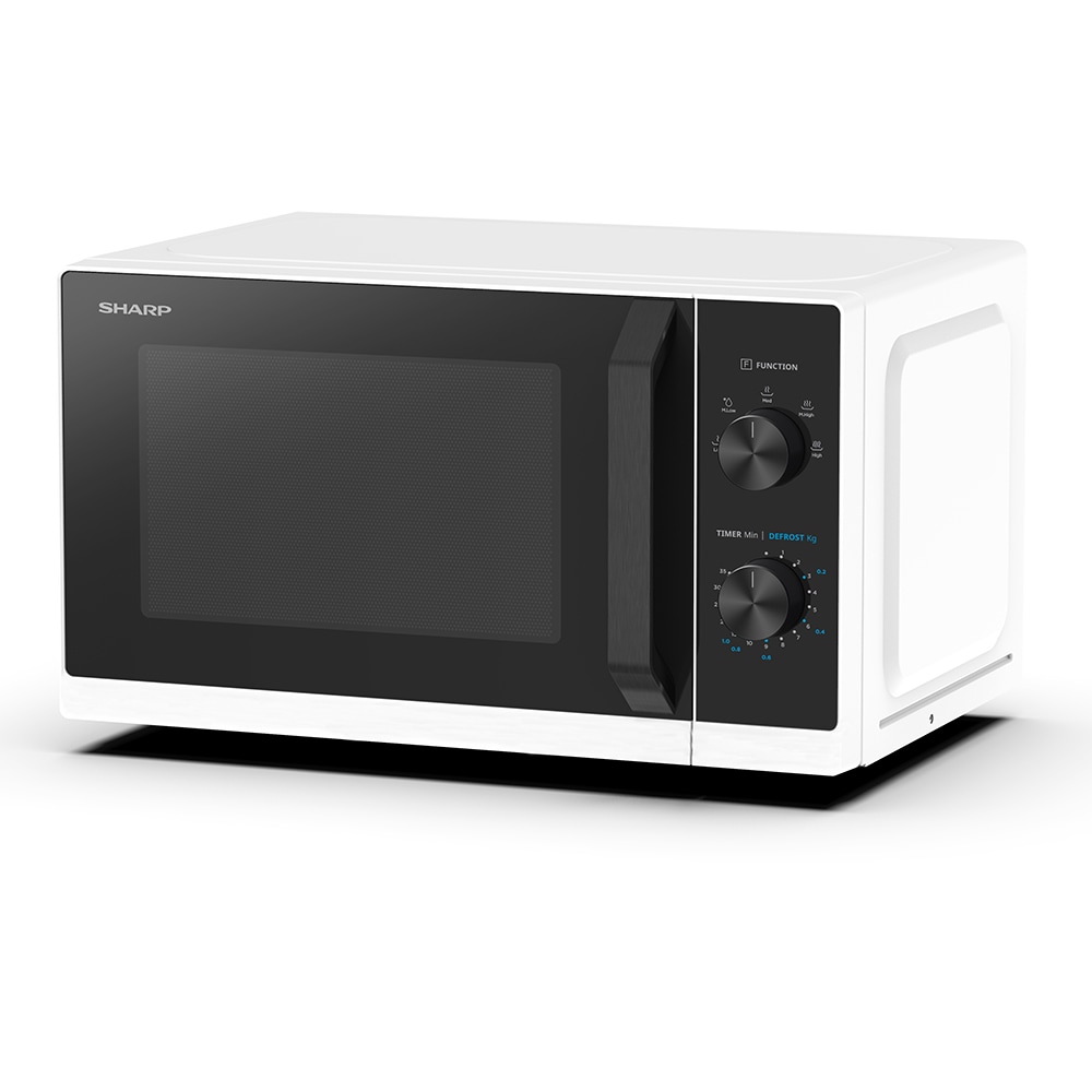 Cuptor microunde SHARP RCS200TW, 20l, 800W, alb-negru