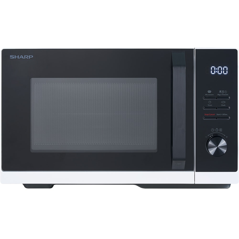 Cuptor microunde SHARP RCS201TW, 20l, 800W, alb-negru