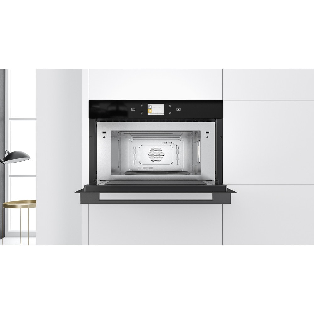 Cuptor cu microunde incorporabil WHIRLPOOL W9 MD260 BSS, 31l, 1000W, Grill, negru