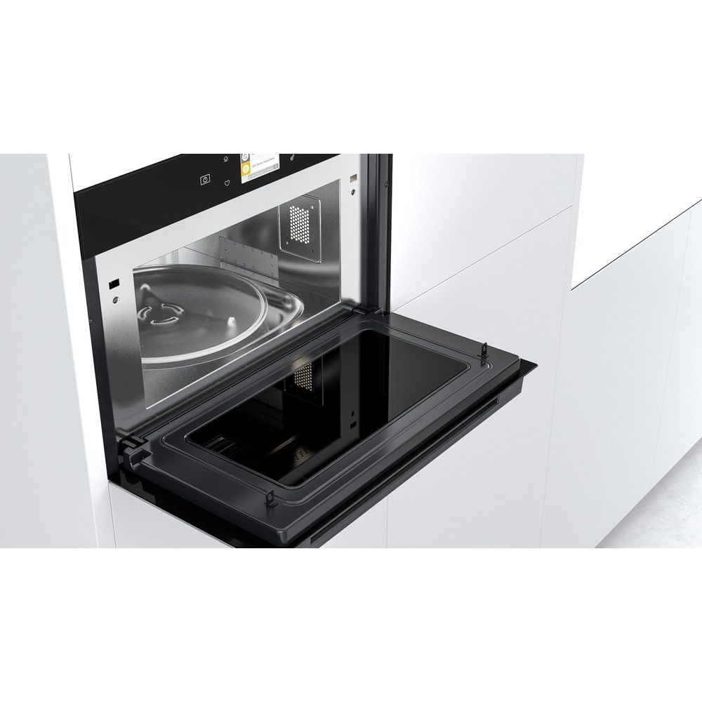 Cuptor cu microunde incorporabil WHIRLPOOL W9 MD260 BSS, 31l, 1000W, Grill, negru