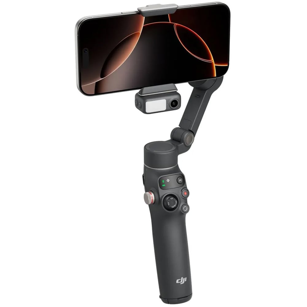 Stabilizator imagine DJI Osmo Mobile 7P, Bluetooth, 3 axe, extensibil, negru
