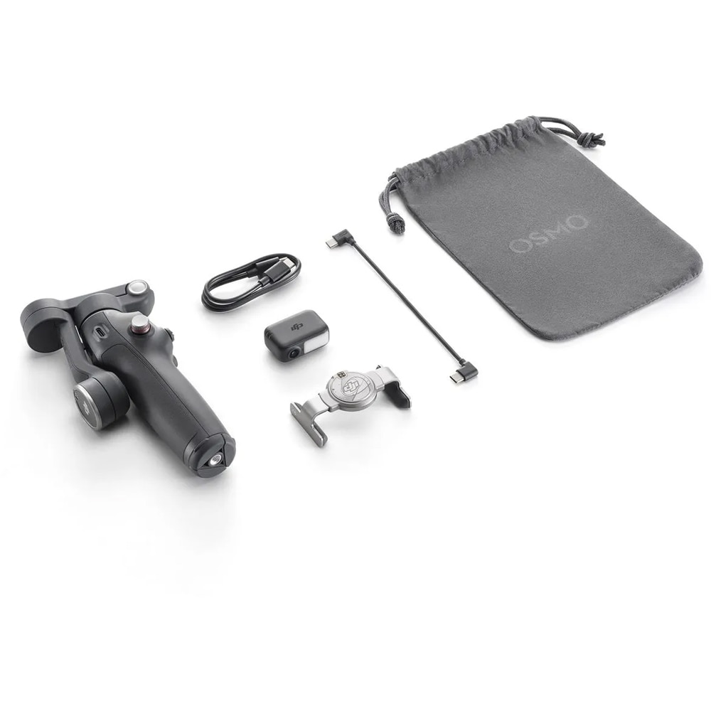 Stabilizator imagine DJI Osmo Mobile 7P, Bluetooth, 3 axe, extensibil, negru