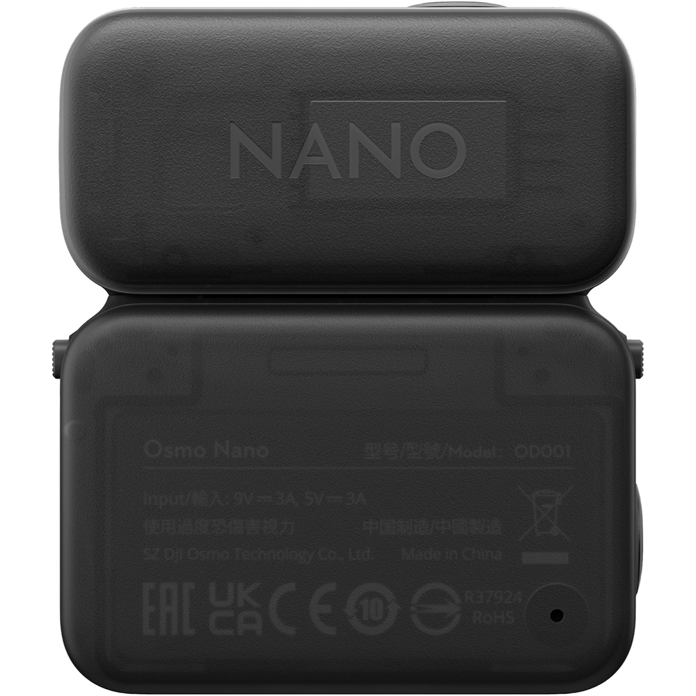 Camera de actiune DJI Osmo Nano (128 GB), 4K, Wi-Fi, negru