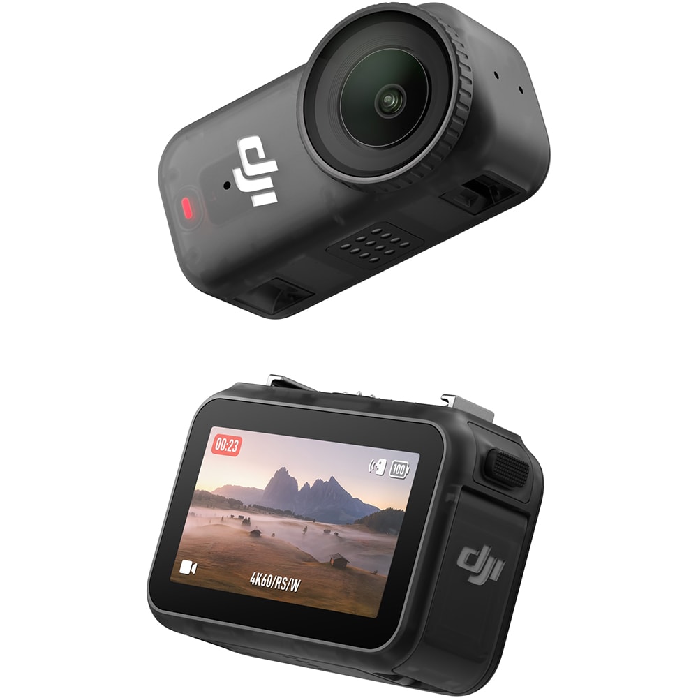 Camera de actiune DJI Osmo Nano (128 GB), 4K, Wi-Fi, negru