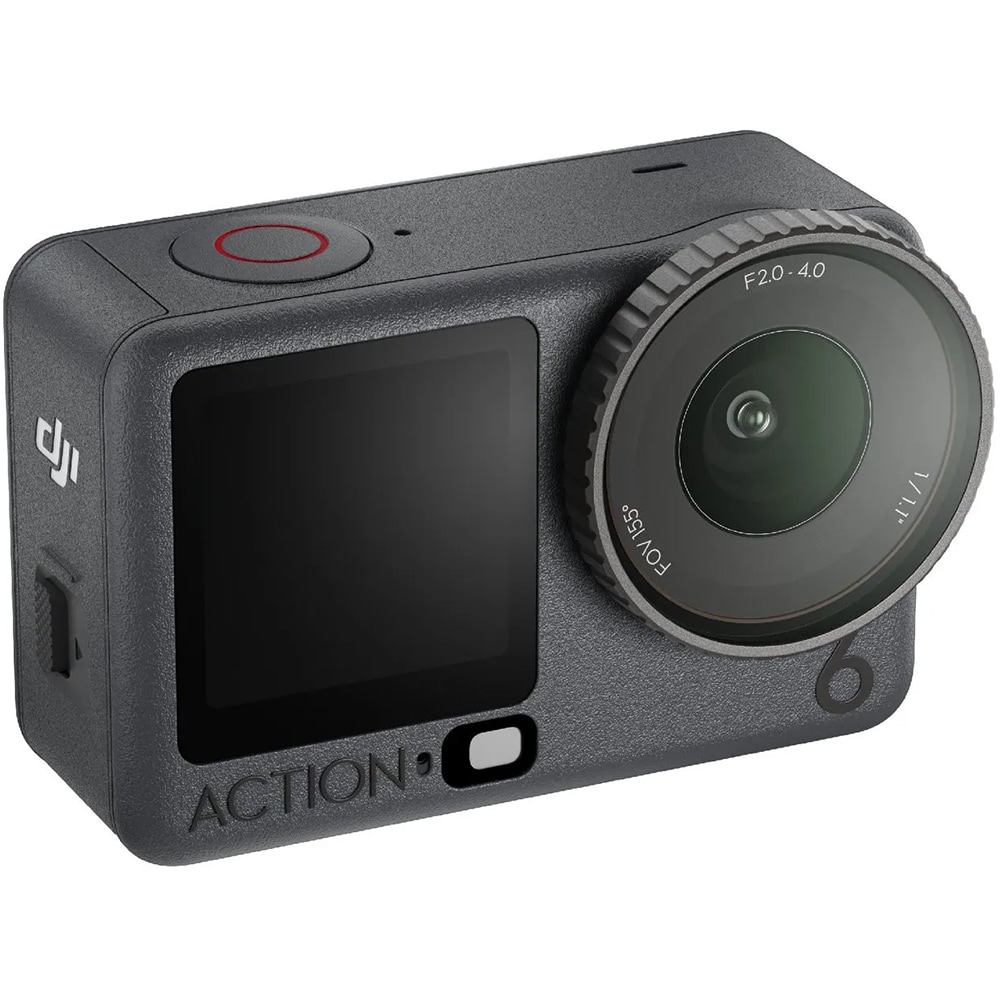 Camera video sport DJI Osmo Action 6 Adventure Combo, Wi-Fi, Bluetooth, negru