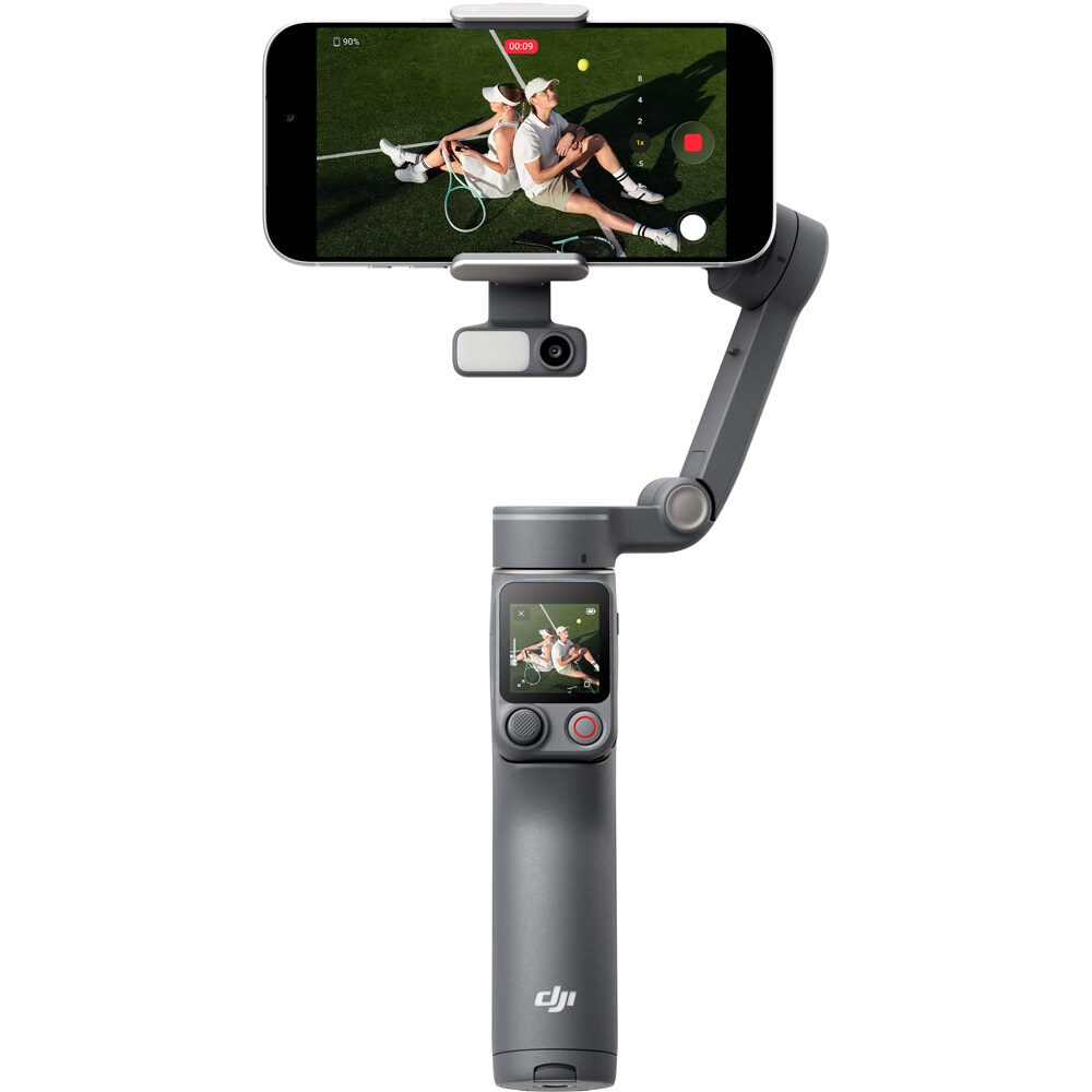 Stabilizator imagine DJI Osmo Mobile 8P Advanced Tracking Combo, Bluetooth, 3 axe, gri
