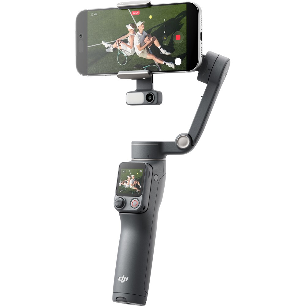 Stabilizator imagine DJI Osmo Mobile 8P Advanced Tracking Combo, Bluetooth, 3 axe, gri