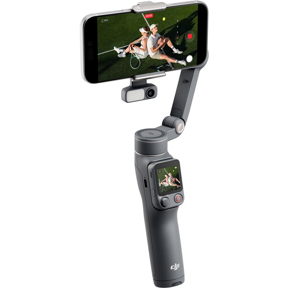 Stabilizator imagine DJI Osmo Mobile 8P Advanced Tracking Combo, Bluetooth, 3 axe, gri