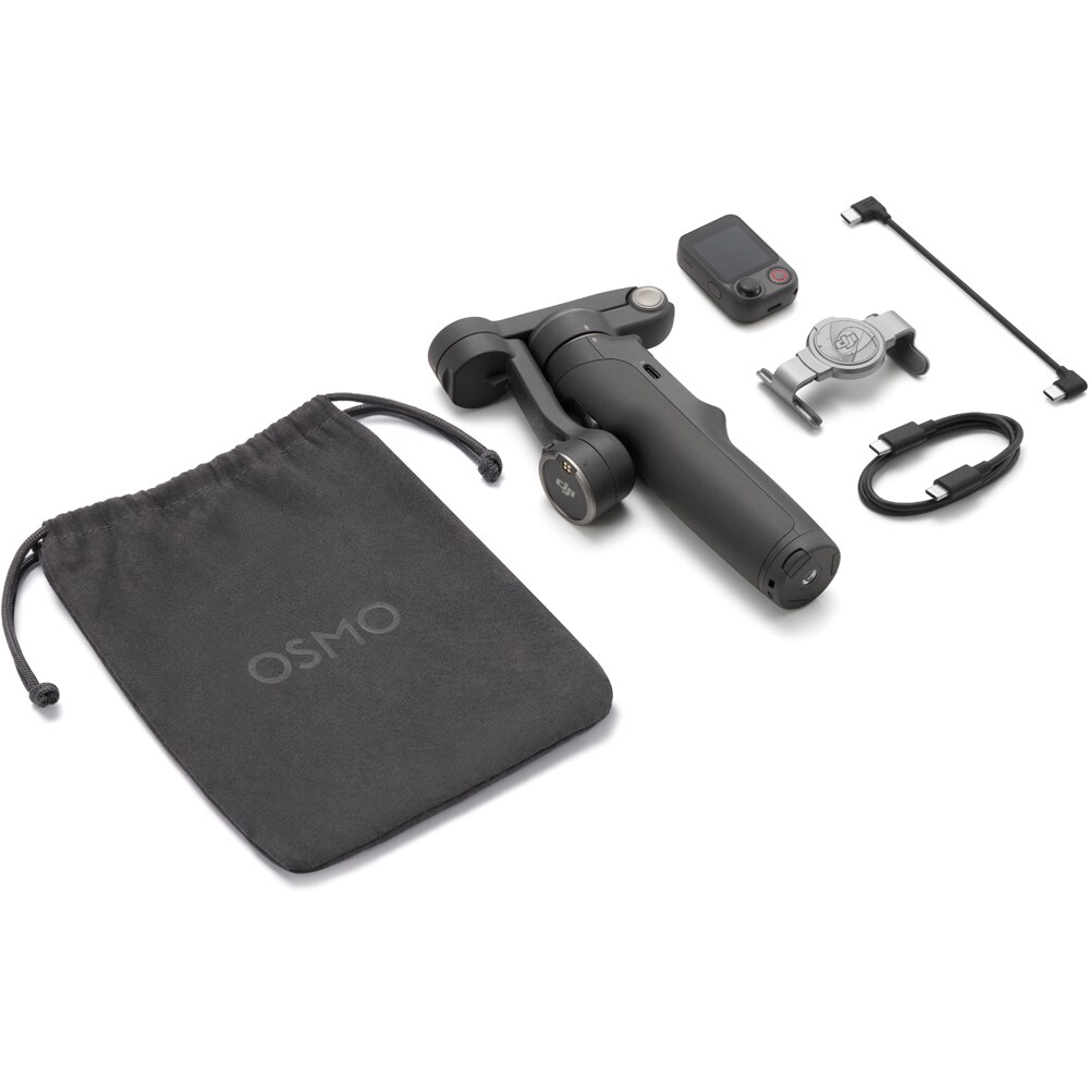 Stabilizator DJI Osmo Mobile 8P Standard Combo, Bluetooth, 3 axe, gri