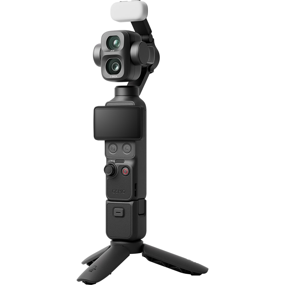 Camera de actiune DJI Osmo Pocket 4P Standard Combo, 4K, Wi-Fi, negru