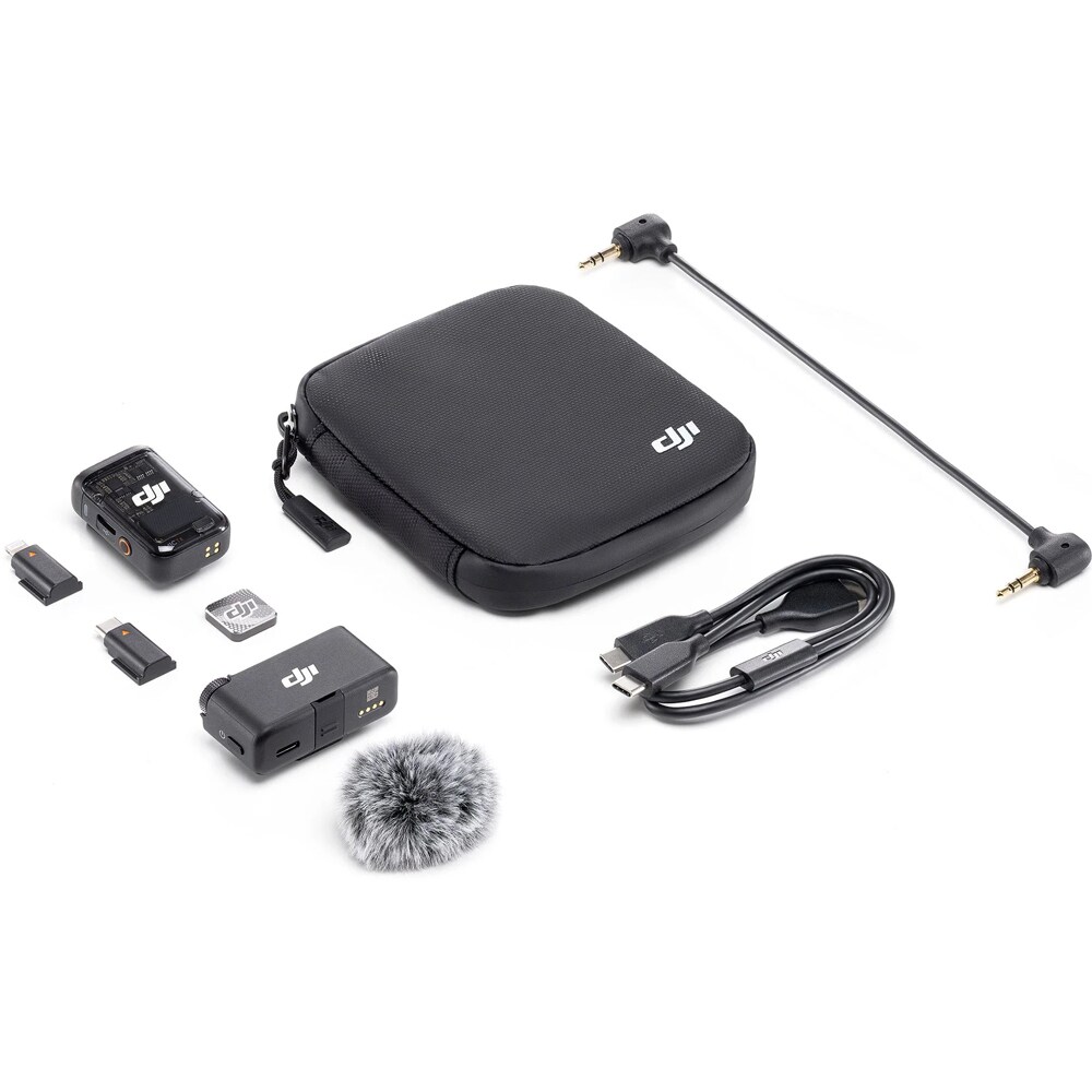 Kit Microfon DJI Mic 2 (1TX + 1RX), Wireless, gri