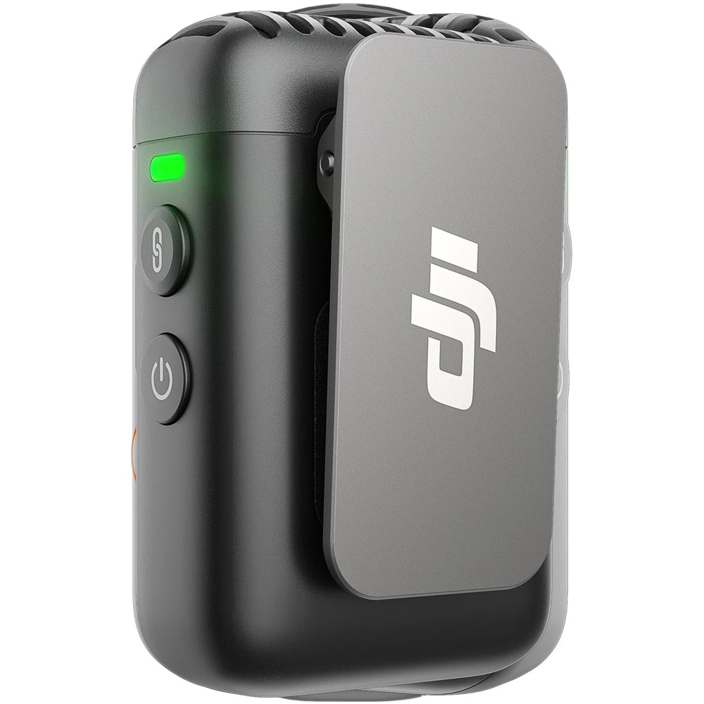 Microfon DJI Mic 2 Shaadow Black (1 TX), Wireless, negru