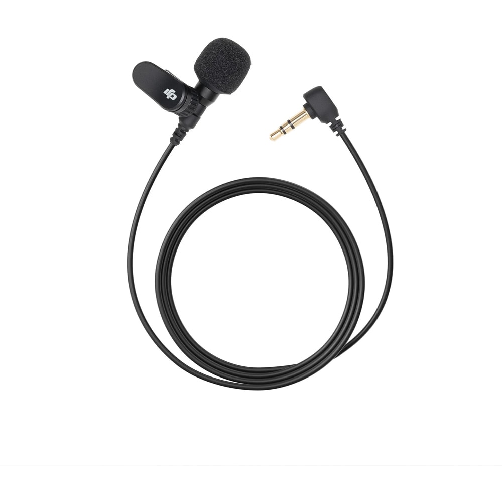 Lavaliera DJI Mic, cu fir, negru