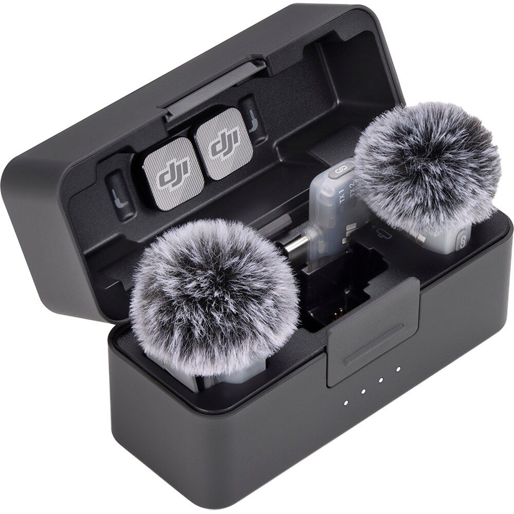 Microfon DJI Mic Mini 2 (2 TX + 1 Mobile RX + Charging Case), gri